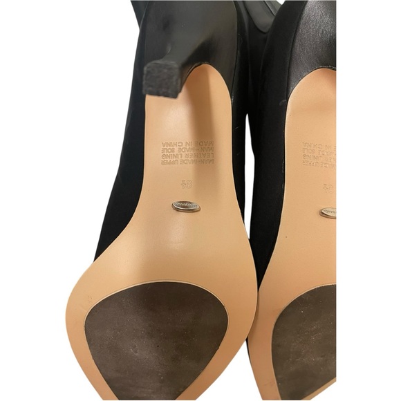 TONY BIANCO Sock Boot Vegan Ankle Boots Stiletto Witchy Black Size 9.5 - Picture 10 of 10